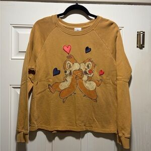 Disney Chip and Dale Graphic Women’s Crop Sweatshirt
